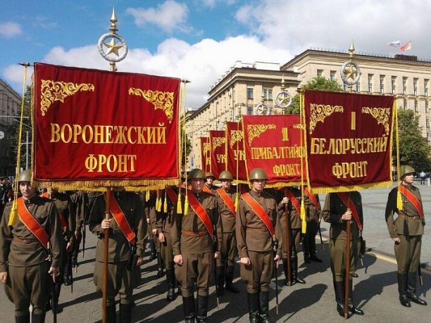 Парад в Воронеже посвятили участникам Великой Отечественной войны
